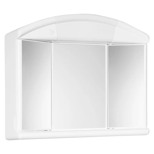 SAPHO AQUALINE SALVA tükrösszekrény, 59x50x15,5cm, 12W, E14, fehér, műanyag (671232)