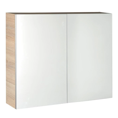 SAPHO AQUALINE VEGA tükrösszekrény, 80x70x18cm, platinatölgy (VG880)