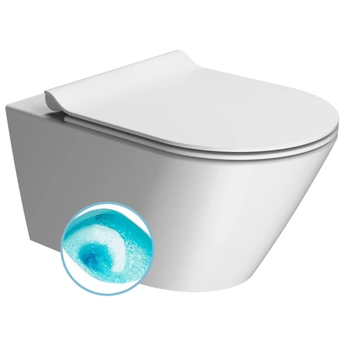 SAPHO GSI KUBE X SWIRLFLUSH fali WC, 36x55cm, dual-matt fehér (941509)