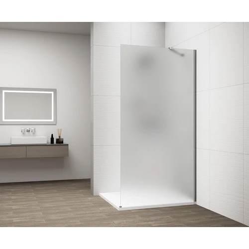 SAPHO ESCA CHROME Walk-in zuhanyfal, falra szerelhető, matt üveg, 1100mm (ES1111-01)