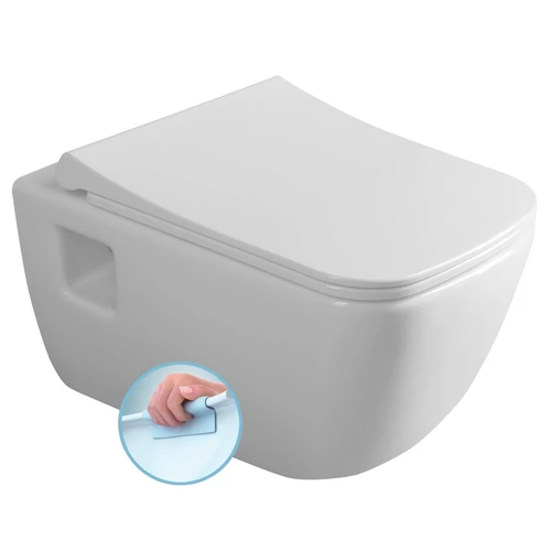 SAPHO BRUCKNER WALTER RIMLESS fali WC, 36,9x52,5cm (201.502.0)
