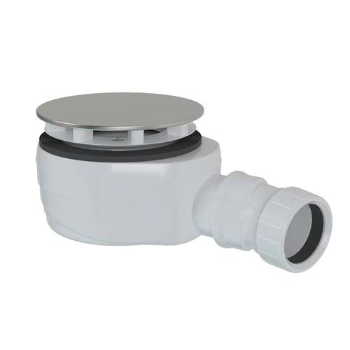 SAPHO POLYSAN helytakarékos zuhanytálcaszifon, 90mm, DN40, polírozott inox (17916)