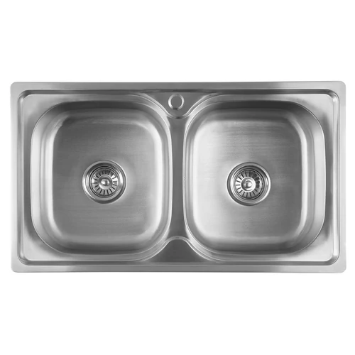 SAPHO AQUALINE rozsdamentes mosogatótálca, 81x18x46cm  (AQ8146B)