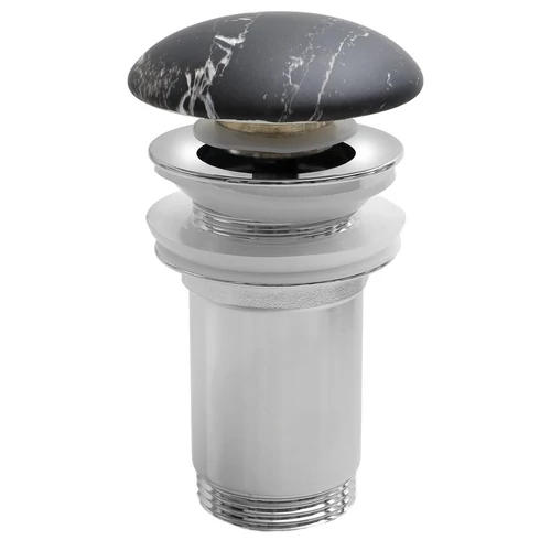 SAPHO klik-klak mosdólefolyó túlfolyó nélkül, 5/4“, 10-50mm, carnico márvány  (AR900CM)