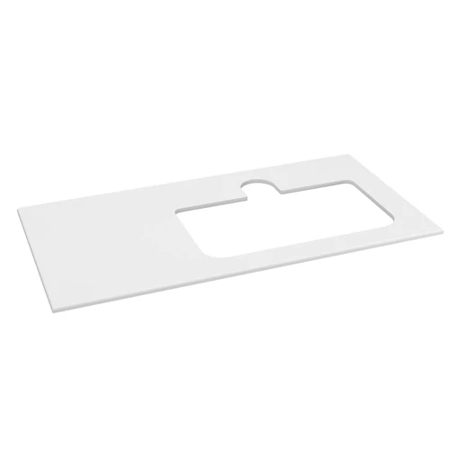 SAPHO BRAHEA Rockstone pult, jobbos, 101x51,5cm (30+70cm), matt fehér (BL101-0101-R-70)