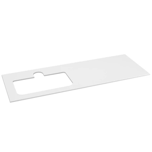 SAPHO BRAHEA Rockstone pult, balos, 141x51,5cm (70+70cm), matt fehér (BL141-0101-L)