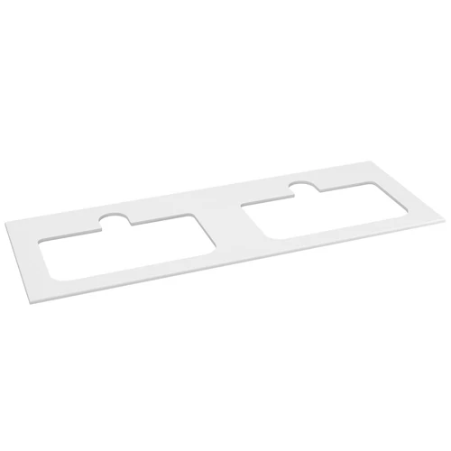 SAPHO BRAHEA Rockstone pult, 141x51,5cm (70+70cm), matt fehér (BL141-0101)