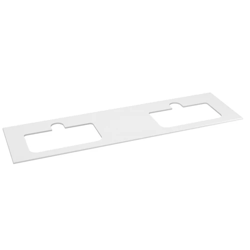 SAPHO BRAHEA Rockstone pult, 181x51,5cm (80+20+80cm), matt fehér (BL181-0101-80)