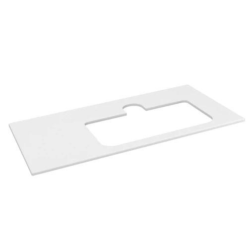 SAPHO BRAHEA Rockstone pult, jobbos, 96,6x51,5cm, matt fehér (BT097-0101-R)