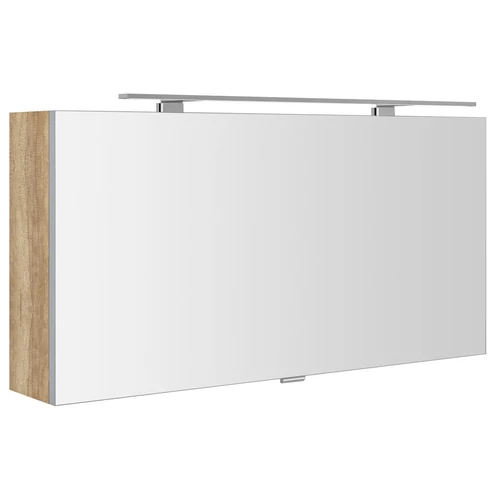 SAPHO CLOE tükrösszekrény LED világítással, 100x50x18cm, Alabama tölgy (CE100-0022)