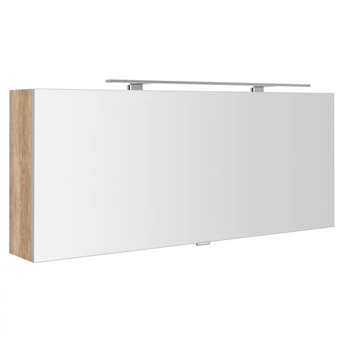 SAPHO CLOE tükrösszekrény LED világítással, 120x50x18cm, Alabama tölgy (CE120-0022)