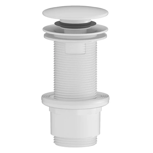 SAPHO klik-klak mosdólefolyó, 5/4“, 10-80mm, ABS/matt fehér  (CV1132WM)