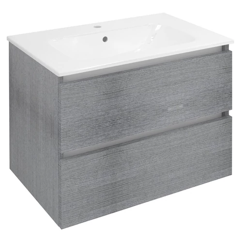 SAPHO EZARA mosdótartó szekrény, 69,8x52x46cm, ezüst tölgy (EZ701-1111)