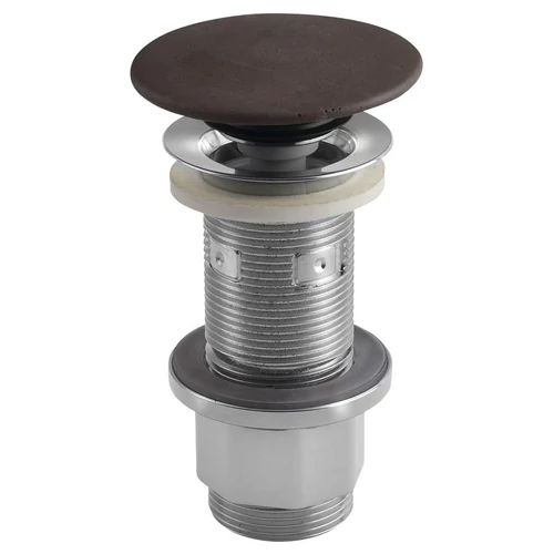 SAPHO klik-klak mosdólefolyó túlfolyó nélkül, 5/4“, sötétbarna  (FG915)