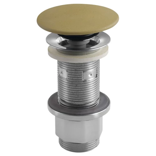 SAPHO klik-klak mosdólefolyó túlfolyó nélkül, 5/4“, sárga  (FG922)