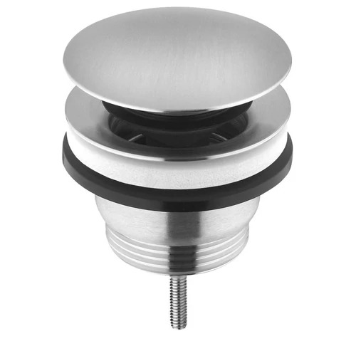 SAPHO MINIMAL klik-klak mosdólefolyó, matt inox  (MI059)