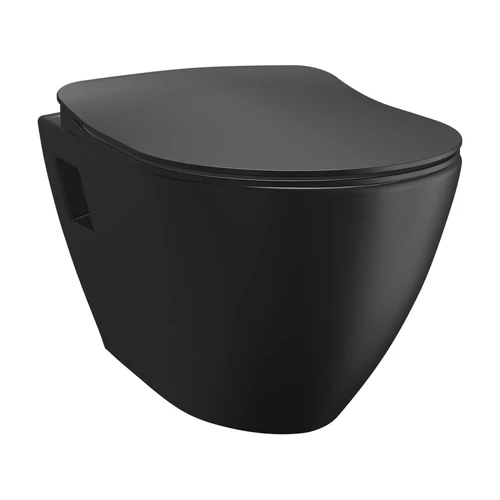 Sapho CREAVIT PAULA fali WC, 35,5x50cm, matt fekete (TP325-11KK00E-0000)