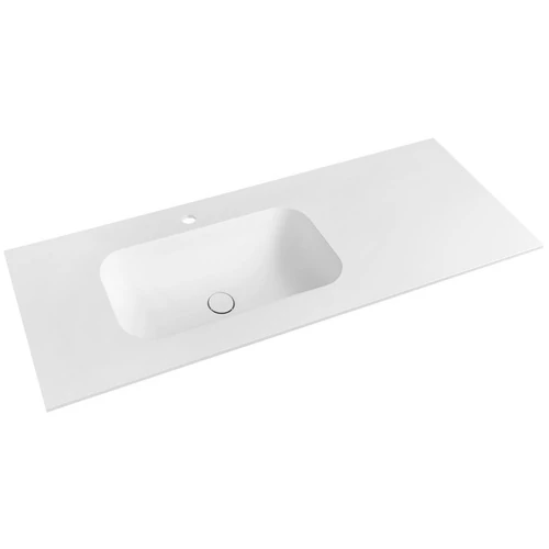 SAPHO TREOS Rockstone pult, balos, 96,6x51,3cm, matt fehér (TS097-0101-L)