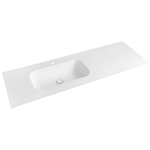SAPHO TREOS Rockstone pult, 146,6x51,3cm, matt fehér (TS147-0101-L)