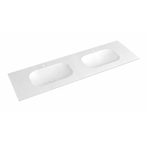 SAPHO TREOS Rockstone pult, duplamosdóval, 151,6x51,3cm, matt fehér (TS152-0101)