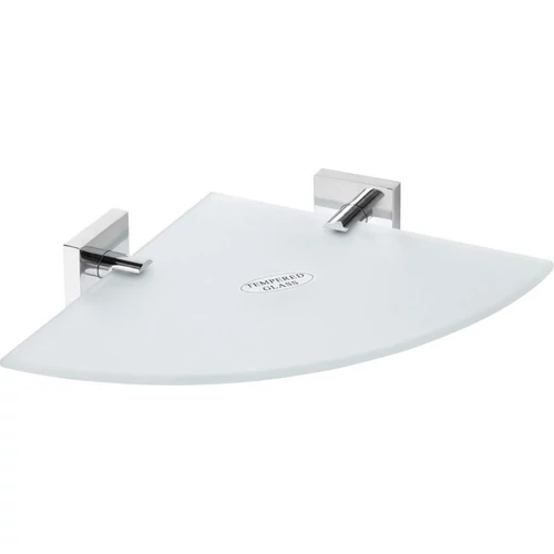 SAPHO BEMETA BETA Sarok üvegpolc, 255x55x255mm, króm (132102012) (XQ604)