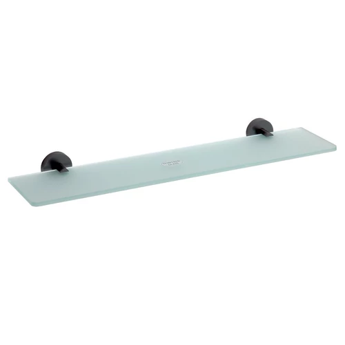 SAPHO BEMETA DARK Üvegpolc, 600x55x130mm, fekete (104102040) (XR609B)
