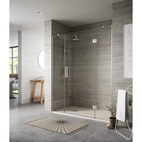 TEKA Itaca zuhanykabin 1 fix panel + 1 nyílóajtó+ 1 fix panel 140cm M67081406