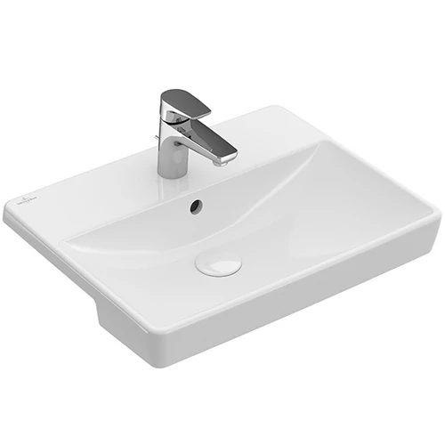 Villeroy & Boch Avento 55x44 cm elölről beépíthető mosdó 4A06 55 01 (4A065501)