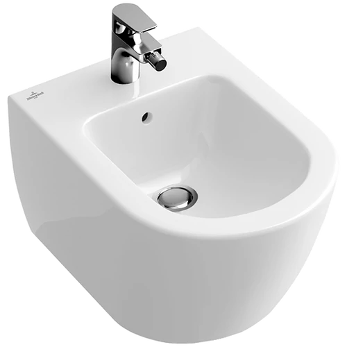 Villeroy & Boch Subway 2.0 fali bidé CeramicPlus bevonattal 5400 00 R1 (540000R1)