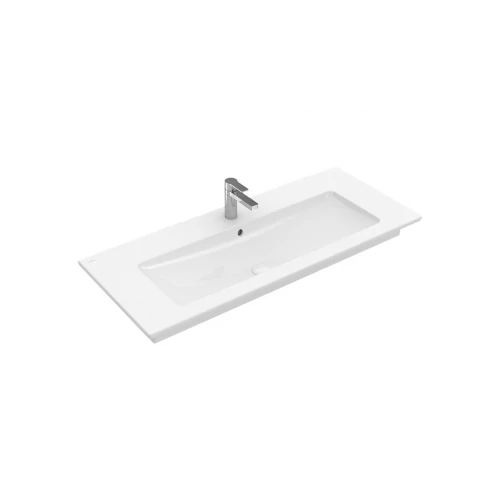 Villeroy & Boch Venticello 120 x 50 cm-es beépíthető mosdó 1 csaplyukkal Stone White CeramicPlus felülettel - 4104CLRW