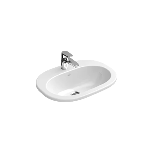 Villeroy & Boch O.Novo 56 x 40,5 cm-es beépíthető mosdó 1 csaplyukkal túlfolyó nélkül - 41615701