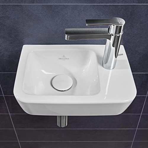 Villeroy & Boch O.Novo 36 x 25 cm-es kézmosó csaplyuk a jobb oldalon túlfolyó nélkül - 43433701