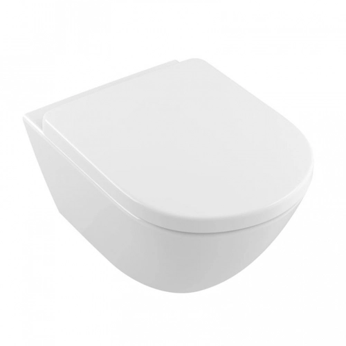 Villeroy & Boch Subway 2.0 perem nélküli komfort mélyöblítésű fali wc-csésze CeramicPlus felülettel - 4609R0R1