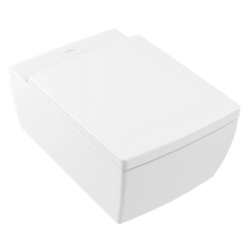 Villeroy & Boch Memento 2.0 perem nélküli mélyöblítésű fali wc Stone White CeramicPlus felülettel - 4633R0RW