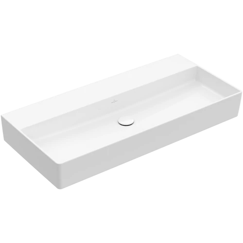 Villeroy & Boch Memento 2.0 100 x 47 cm-es mosdó csaplyuk és túlfolyó nélkül CeramicPlus felülettel - 4A221FR1