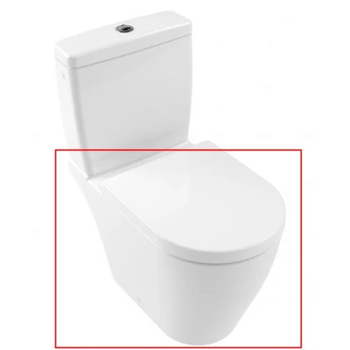 Villeroy & Boch Avento perem nélküli monoblokkos wc csésze CeramicPlus felülettel - 5644R0R1