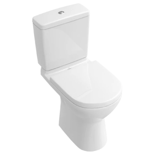 Villeroy & Boch O.Novo perem nélküli mélyöblítésű monoblokkos wc-csésze CeramicPlus felülettel - 5661R0R1