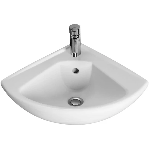 Villeroy & Boch O.Novo sarok kompakt kézmosó 1 csaplyukkal CeramicPlus felülettel - 732740R1