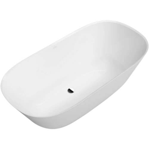 Villeroy & Boch Theano 1550 x 750 mm-es szabadon álló kád Stone White - UBQ155ANH7F200V-RW