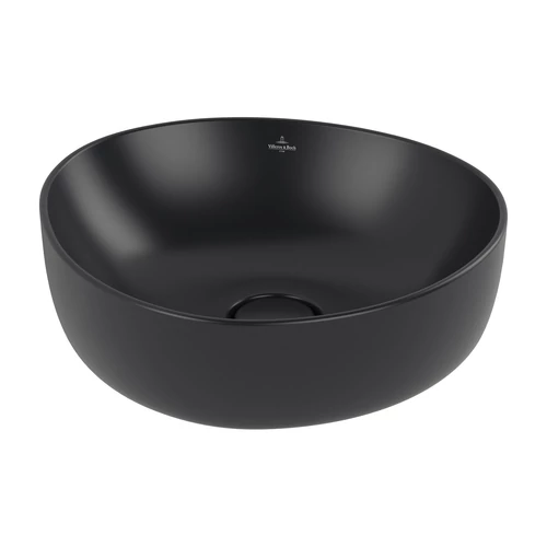 Villeroy &amp; Boch Antao pultra ültethető mosdó pure black 4A7240R7