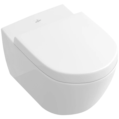 Villeroy & Boch Subway 2.0 Gyűrű nélküli mélyöblítésű WC Stone White CeramicPlus felülettel 5614R0RW