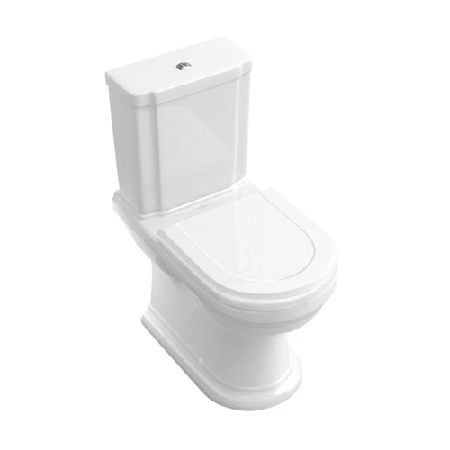 Villeroy &amp; Boch Hommage Monoblokkos WC, mélyöblítésű Fehér Alpin CeramicPlus felülettel 666210R1