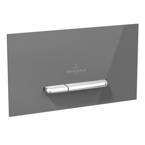 Villeroy & Boch ViConnect telepítő rendszerek Nyomólap Glass Glossy Grey felülettel 922160RA