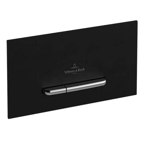 Villeroy & Boch ViConnect telepítő rendszerek Nyomólap Glass Glossy Black felülettel 922160RB