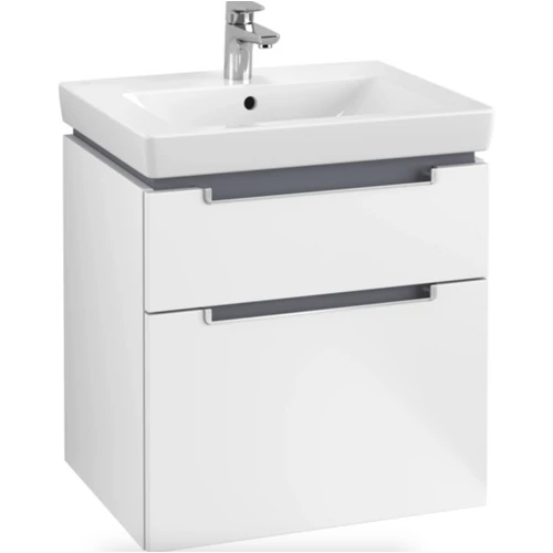 Villeroy & Boch Subway 2.0 fürdőszobai alsószekrény 2 fiókos matt white A90900MS