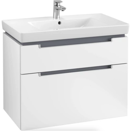 Villeroy & Boch Subway 2.0 fürdőszobai alsószekrény 2 fiókos matt white A91400MS