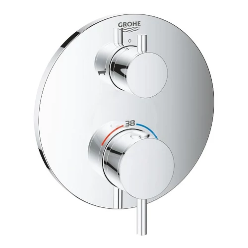 Grohe Atrio - rejtett termosztatikus keverő 2 készülékhez, króm 24138003