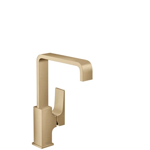 Hansgrohe Metropol egykaros mosdócsaptelep 230 push-open lefolyóval, szálcsiszolt bronz 32511140