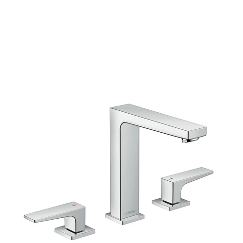 Hansgrohe Metropol 3-lyukú karos mosdócsaptelep 160 push-open lefolyóval 32515000