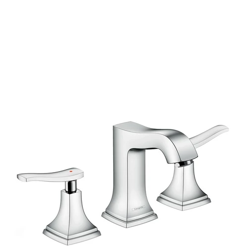 Hansgrohe Metropol Classic 110, 3-lyukú mosdócsaptelep, automata lefolyó-garniturával 31330000